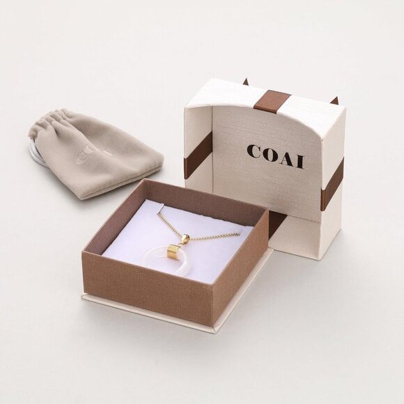 Women's Crystal Necklace, Crescent Moon Pendant Necklace for Women - Picture 5 of 5